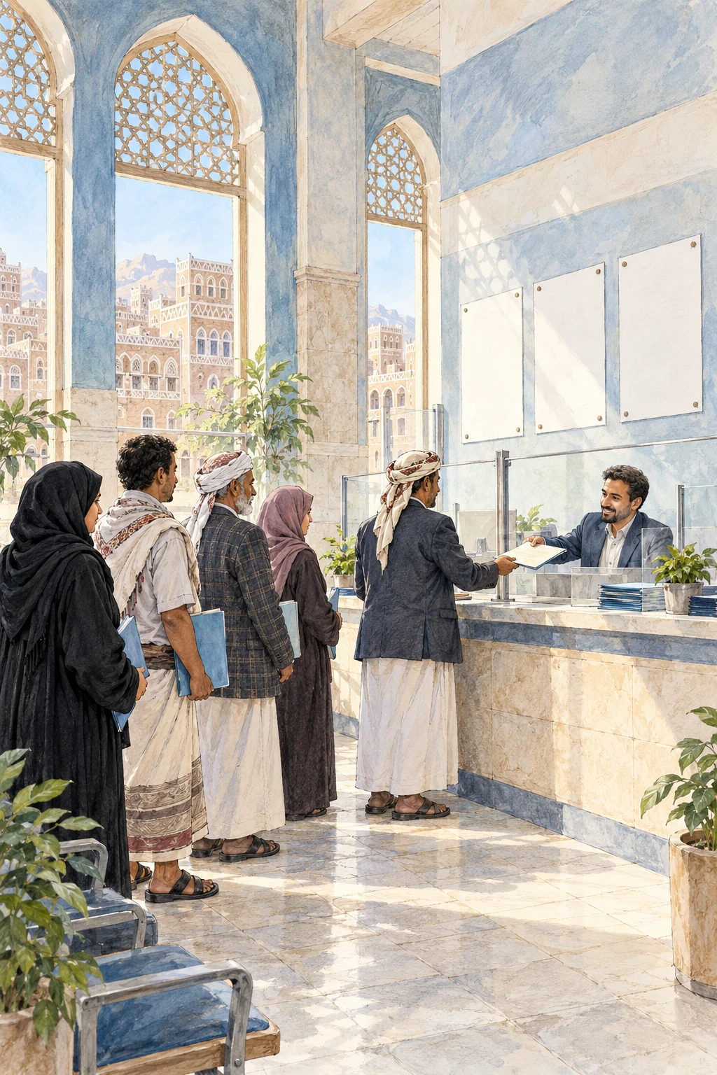 خدمة واضحة ومتاحة للناس بالتساوي